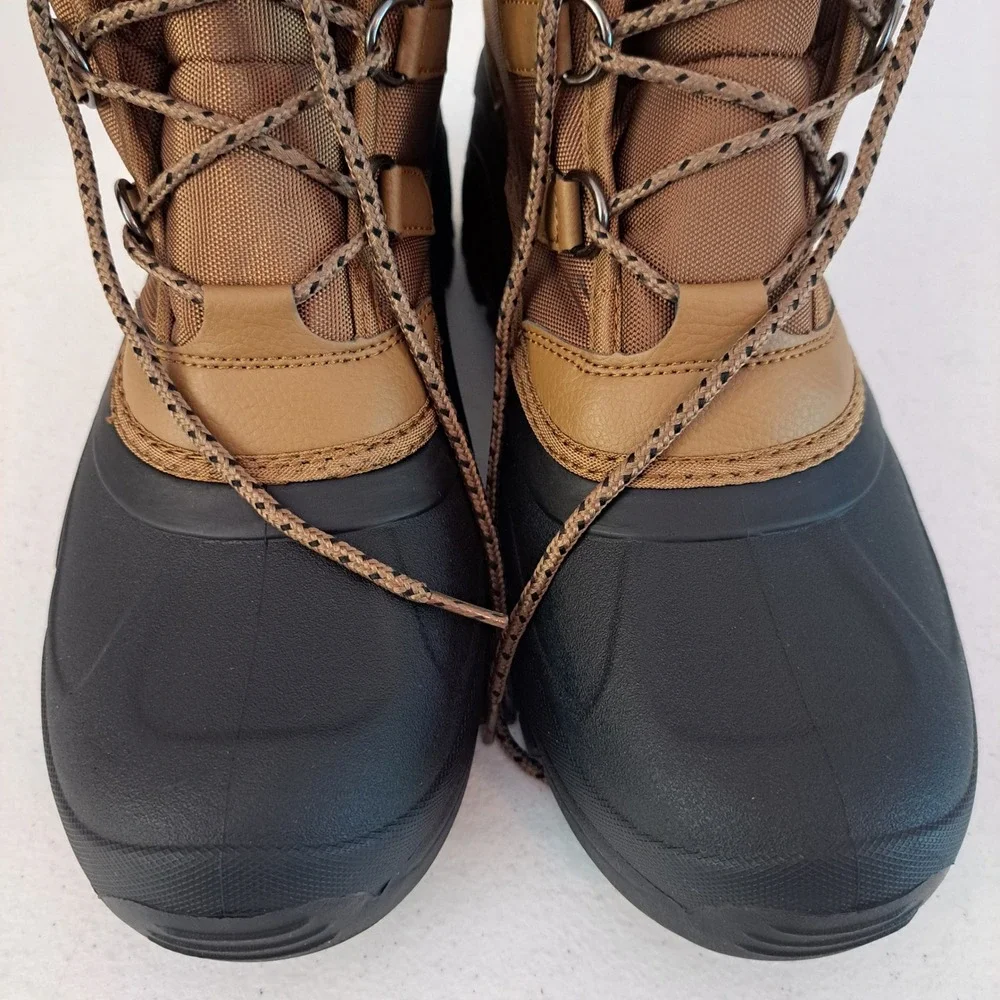 Staheekum Snow Boot Mens Size 13 Brown Insulated Waterproof -20F Rated 1260-798